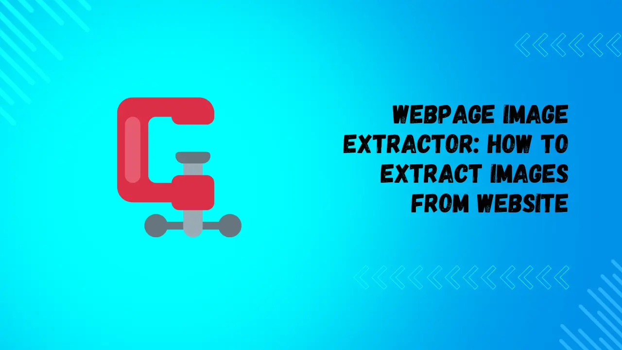 Webpage image extractor