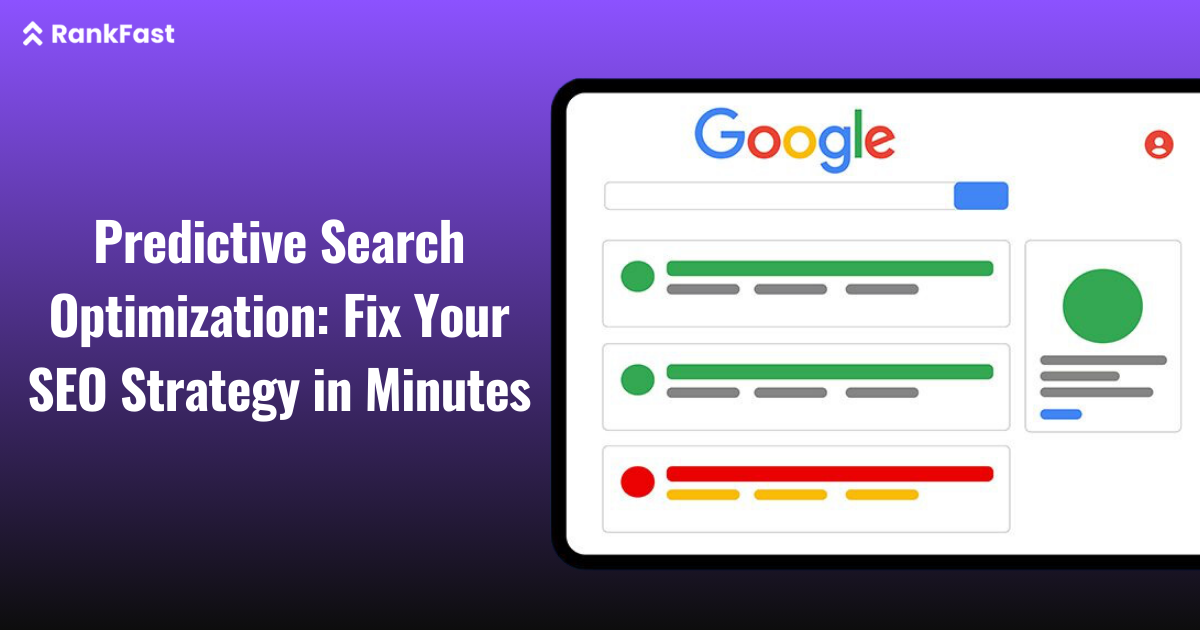 Predictive Search Optimization