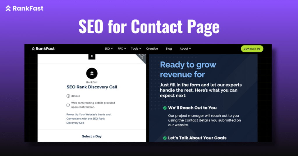 SEO for contact page